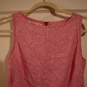 pink 60's mini dress